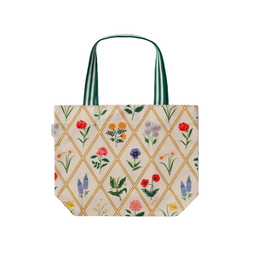 Beautiful Floral Printed Canvas Tote Bag for Women Everyday Fashion